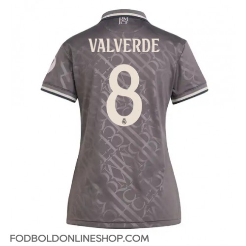 Real Madrid Federico Valverde #8 Tredjetrøje Dame 2024-25 Kortærmet